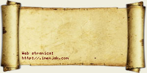 Anđelija Bebić vizit kartica